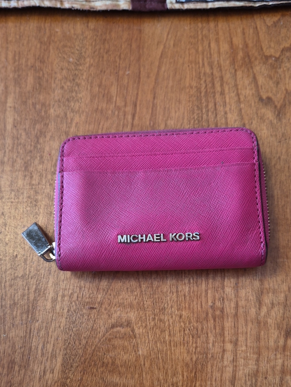 Michael Kors Jet Set Saffiano Leather Card Case